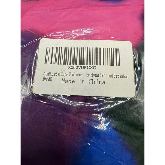 Adult Barber Cape Professional Hair Cutting Styling Salon Barbershop Pink Blue - Picture 2 of 4